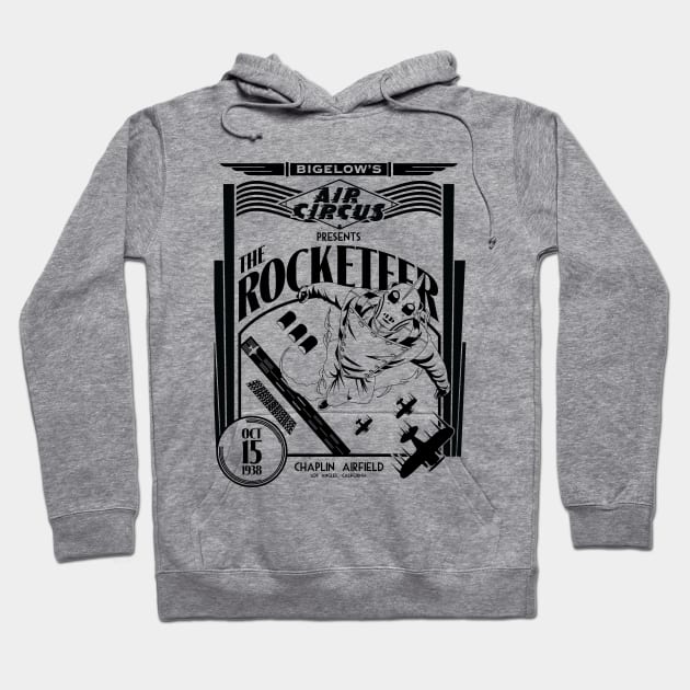 BIGELOW'S AIR CIRCUS ROCKETEER ADVERTISEMENT Hoodie by Baggss